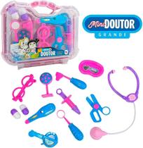 Maleta De Médico De Brinquedo Criança Grande Completa Kit 12 Peças - PakiToys