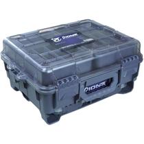Maleta de Pesca 372917 7 Divisórias Polímero Pioneer Cinza