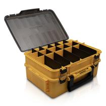 Maleta de Pesca Daisen DS 408-Y Copolímero 48x35,6x18,6cm 16 Divisórias 2240g