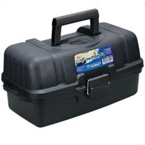 Maleta de Pesca Mr.Fish Preto 17 3 Bandejas Articuladas Arqplast