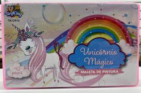 Maleta de pintura 42 peças unicórnio