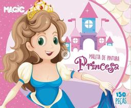 Maleta de Pintura Color 150 Peças - Princesas
