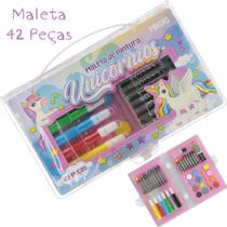 Maleta de Pintura com 42 Peças - Tema Unicórnio Grupo Magic