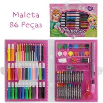 Maleta de Pintura com 86 Peças - Tema Princesas Grupo Magic