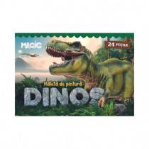 Maleta De Pintura Dinos 24 Peças Magic