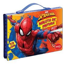 Maleta De Pintura Homem Aranha Completa 72 Itens- Molin