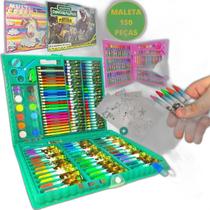 Maleta De Pintura Infantil Estojo 150 Peças Para Colorir