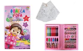 Maleta De Pintura Infantil Estojo 48 Peças Escolar - toys