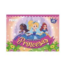 Maleta de Pintura Infantil Princesas Estojo 24 peças - Magic Kids