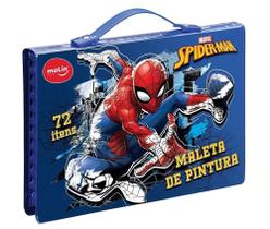 Maleta de Pintura Spider-Man 72 Peças 5280 - Molin
