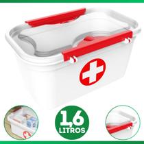 Maleta de Primeiros Socorros c/ 2 Travas 1,6 Litros