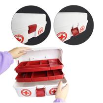 Maleta De Primeiros Socorros Com Trava E Alça Transporte