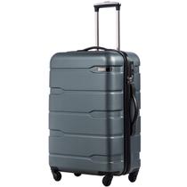 Maleta de Viagem Coolife Expansível 28 Polegadas - PC+ABS - Azul-Petróleo