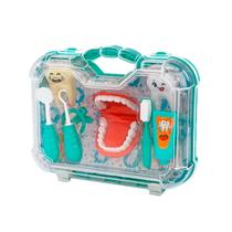 Maleta Dentista Com 9 Peças Infantil Azul Pakitoys Maleta Dentista Com 9 Peças Infantil Azul Pakitoys