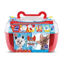 Maleta Doutor Canino Pet Vermelho Azul 5510 Roma Brinquedos Maleta Doutor Canino Pet Vermelho Azul 5510 Roma Brinquedos