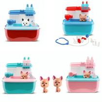 Maleta Dr Veterinário Canino Pet 5512 - Roma Brinquedos Maleta Dr Veterinário Canino Pet 5512 - Roma Brinquedos