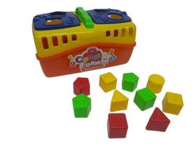 Maleta educativa cores e formas para encaixar - show toys