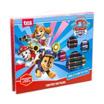 Maleta Escolar 150 Pçs para colorir Patrulha Canina - Tris Maleta Escolar 150 Pçs para colorir Patrulha Canina - Tris