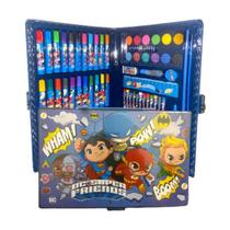 Maleta Escolar 80 Peças Super-heróis Personalizada Maleta Escolar 80 Peças Super-heróis Personalizada