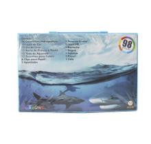 Maleta escolar desenho 98pçs inmetro mt98 boy