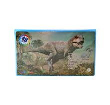 Maleta escolar estampa dinossauro 48pçs