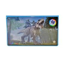 Maleta escolar estampa dinossauro 48pçs