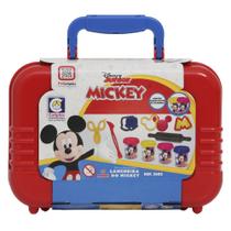 Maleta Escolar Mickey + Conjunto Massinhas de Modelar