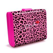 Maleta Estojo De Maquiagem Rosa Com Travas 19X17X66Cm 25741