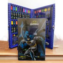 Maleta Estojo Escolar 80 Peças Batman Personalizada