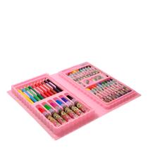 Maleta Estojo Pintura Boneca Kit Infantil Escolar 48 Peças Maleta Estojo Pintura Boneca Kit Infantil Escolar 48 Peças