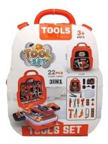 Maleta Ferramentas Brinquedo Infantil Tool Set(Laranja)