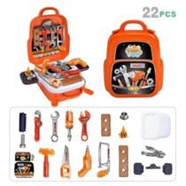 Maleta Ferramentas Infantil Didática Brinquedo Construtor Dia Das Crianças