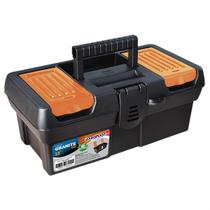 Maleta Ferramentas Multiuso com Alça e Trava Divisórias na Tampa