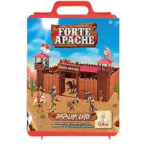 Maleta Forte Apache Pintado À Mão Super Batalha Gulliver Brinquedo Edição Luxo Maleta Forte Apache Pintado À Mão Super Batalha Gulliver Brinquedo Edição Luxo