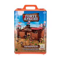 Maleta Forte Apache Super Batalha Figuras Pintadas - Gulliver 0063