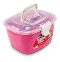 Maleta Frasqueira Lady Box Rosa Arqplast