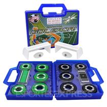 Maleta Futebol De Botão Klopf Pret/Bco X Verd/Bco Cód. 4130