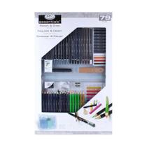 Maleta Grande de Desenho Royal C/79 Pçs