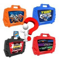 Maleta hot wheels porta carrinho 15 carros - maleta fun f01219