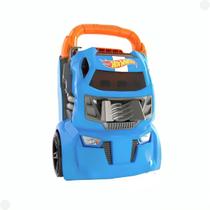 Maleta Hot Wheels Porta Lançador Suporta 20 Carros F0141-3 - Fun