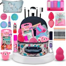 Maleta Infantil + Kit de Maquiagens de Beleza BZ66 - BazarNaWeb