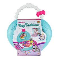 Maleta Infantil Kit Para Bijuteria Top Fashion Moda Dm Toys