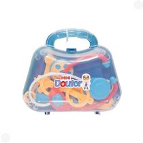 Maleta Infantil Mini Doutor Azul Com Acessórios - 1268 - Pakitoys