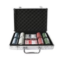 Maleta Jogo de Poker, 200 Fichas, 2 Jogos de Baralho e 5 Dados IM42060 Maleta Jogo de Poker, 200 Fichas, 2 Jogos de Baralho e 5 Dados IM42060