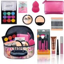 Maleta + Kit com maquiagens Belle Angel muitos Itens BZ50 - BazarNaWeb