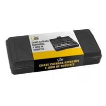 Maleta Kit de Chaves Catraca e Soquetes 40 peças Reversível Maleta Kit de Chaves Catraca e Soquetes 40 peças Reversível