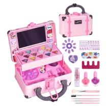 Maleta Kit De Maquiagem Para Crianças Brinquedos Maleta Kit De Maquiagem Para Crianças Brinquedos