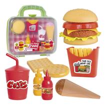 Maleta Lanchonete de Brinquedo - Maleta Fast Food