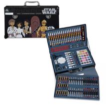 Maleta Luxo Star Wars Disney Para Arts ou Escolar 112 pecas