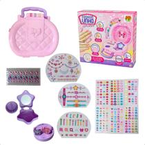 Maleta Manicure Faz Unha Adesivo Decoração Anel Biju Beleza Maleta Manicure Faz Unha Adesivo Decoração Anel Biju Beleza